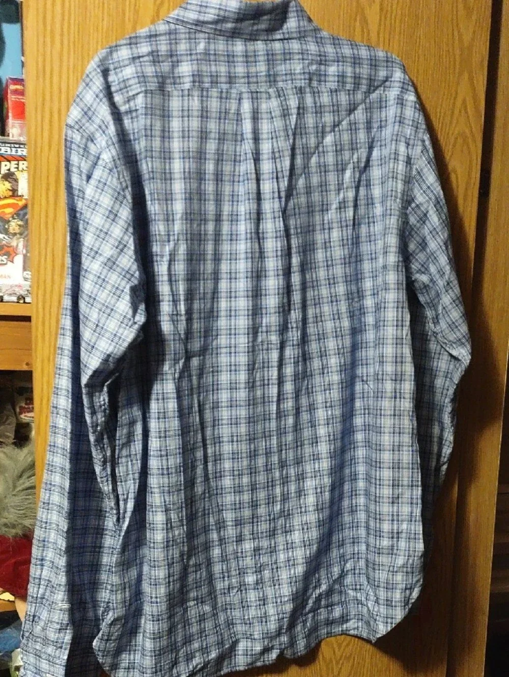 Polo by Ralph Lauren Light Blue Plaid Long-Sleeve Button-Down Shirt